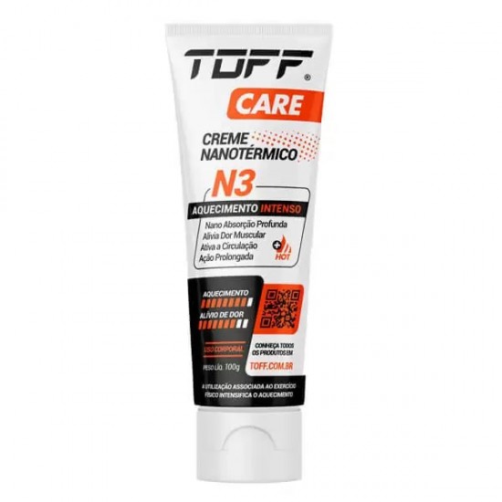 CREME NANOTÉRMICO TOFF CARE N3 - AQUECIMENTO INTENSO